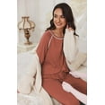 thumbnail image 2 of Ekouaer Pajamas Set for Women Soft Comfy Pjs Sets Long Sleeve Sleepwear Loungewear, 2 of 6