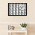 thumbnail image 3 of PinPix 30x20 Custom Cork Bulletin Board Floral design Secret Rose Garden Poster Board Has a Fabric Style Canvas Finish, Framed in Floral design Secret Rose Garden, by ArtToFrames (PinPix-203), 3 of 5