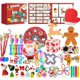 thumbnail image 2 of Calendario de Adviento de Navidad para niños, juguetes de Papá Noel, caja de regalo para aliviar el estrés, burbujas de empuje, 2024, 2 of 4