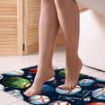 thumbnail image 4 of Baseball Polyester Non-Slip Machine Washable Bath Rugs Office Mat Floor Mats, 4 of 6