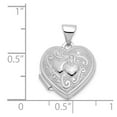 thumbnail image 3 of 14k White Gold Heart Locket, 3 of 3