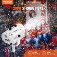 thumbnail image 2 of VEVOR Snow Machine 1200W Snow Making Machine with Height Adjustable Stand, 2 of 9