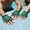 Green, variant on Kmonabie Silicone Swim Hand Paddles with Adjustable Strap, Swimming Gloves Webbed Fins for Adult Water Training, Soft Full Silicone Palm for Surfing Diving