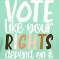 thumbnail image 3 of CafePress - VOTE Like Your Rights Depend On It T Shirt - Men's Classic Graphic Cotton T-Shirt, 3 of 4