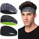 thumbnail image 1 of Diadema deportiva, banda para el pelo, banda para el sudor, diadema, antideslizante para correr, hacer senderismo, andar en bicicleta y motociclismo, paquete de 3, 1 of 5