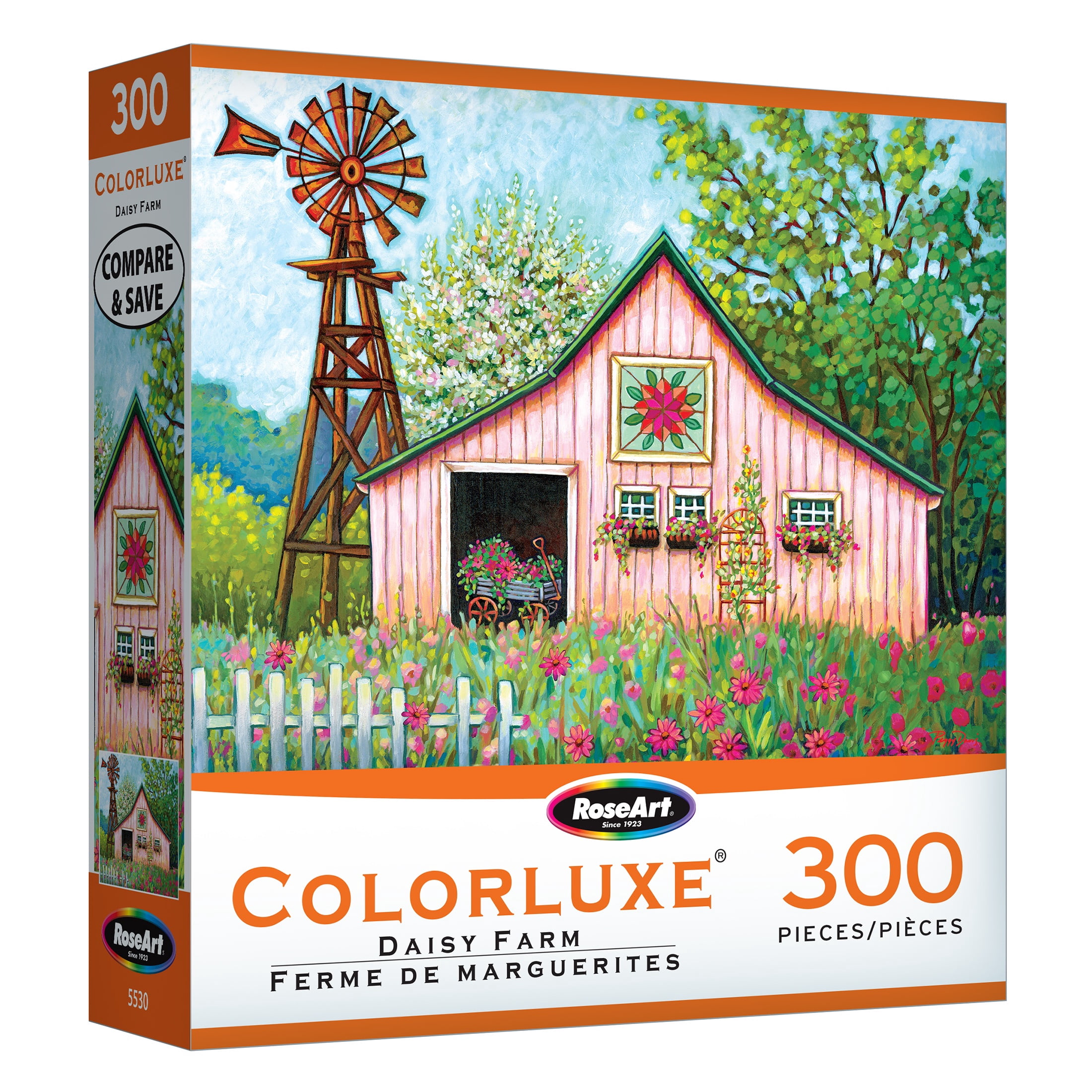 RoseArt Colorluxe 300 Piece Daisy Farm Jigsaw Puzzle - Walmart.com