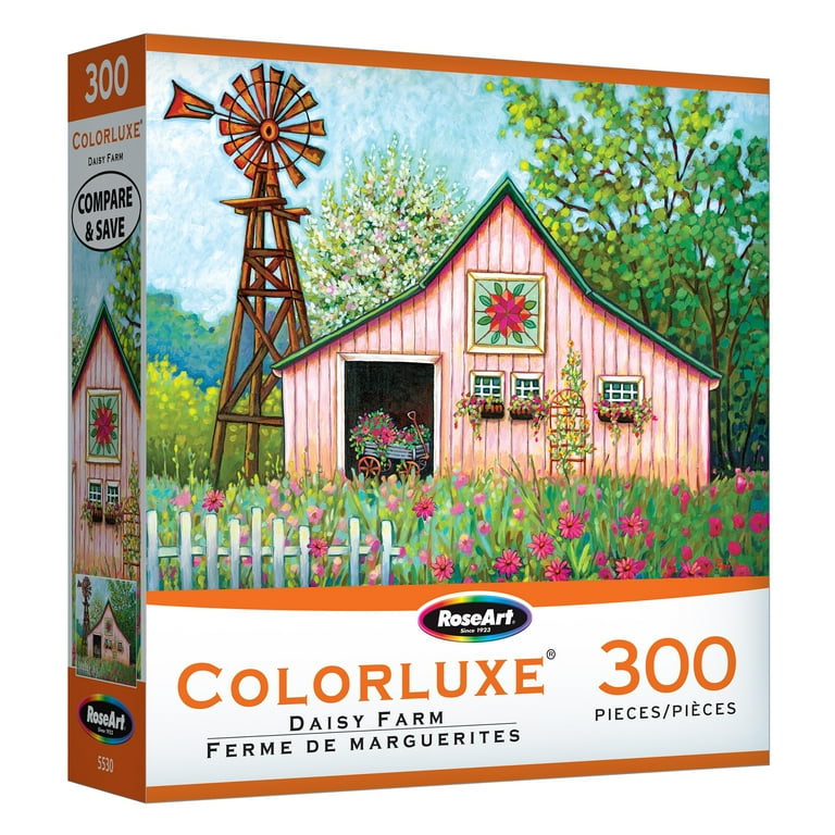 RoseArt Colorluxe 300 Piece Daisy Farm Jigsaw Puzzle - Walmart.com