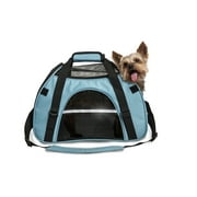 FurHaven Pet Tote | Pet Tote with Weather Guard, Robin Blue, Small