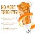 thumbnail image 3 of Refined Radiance Vitamin C Eye Roller – Dermatologist Tested, Anti-Aging, Korean Skin Care – Fades Dark Circles, Boosts Collagen, Smooths Fine Lines – Clean Beauty Formula – 1.0 FL. Oz, 3 of 7