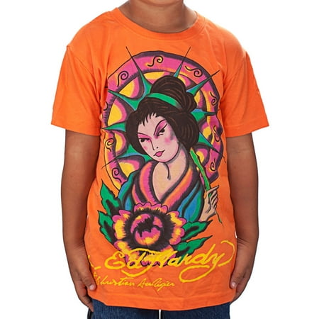 Geisha Girl T-shirt - Ed Hardy Kids Geisha T-Shirt