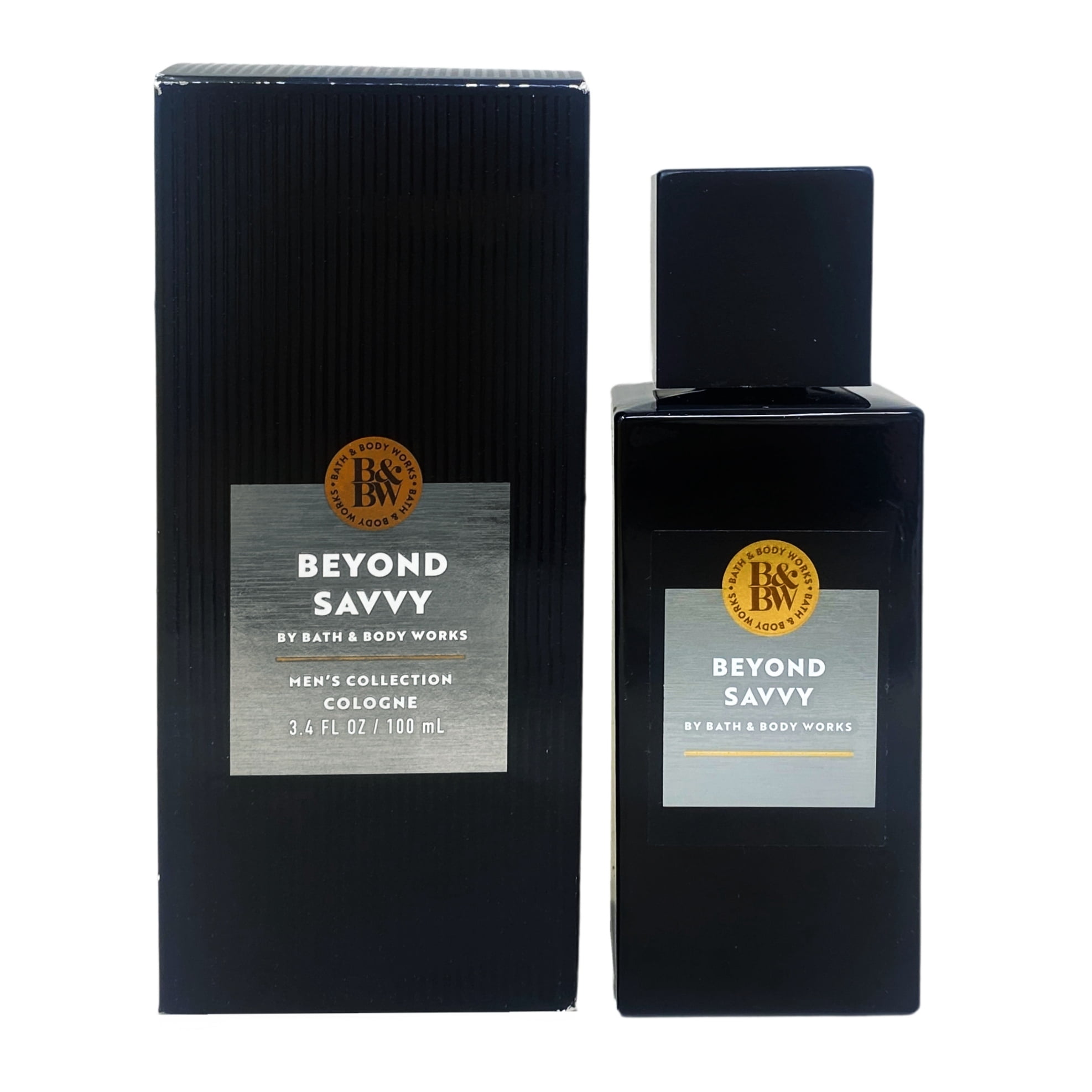 Bath & Body Works Men's Collection Beyond Savvy Cologne and 3-in-1 Hair, Face & Body Wash with a Charcoal Scrub Bar Soap