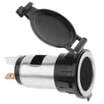 thumbnail image 2 of Toma de corriente para coche, motocicleta y encendedor de cigarrillos de 12 V y 120 W (negro y plateado), 2 of 6