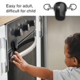 thumbnail image 3 of Cerradura para Puerta de Horno Moonybaby a Prueba de Niños Resistente al Calor Negra, 3 of 7