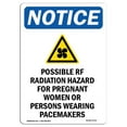 thumbnail image 1 of SignMission OS-NS-A-710-V-17712 7 x 10 Po Panneau de Signalisation - Possible RF Radiation, 1 of 1