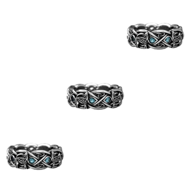 Anillo Punk Vintage Sonducket con accesorios de moda para amantes Retro, anillo de aleación, el mejor regalo Vintage CR6474