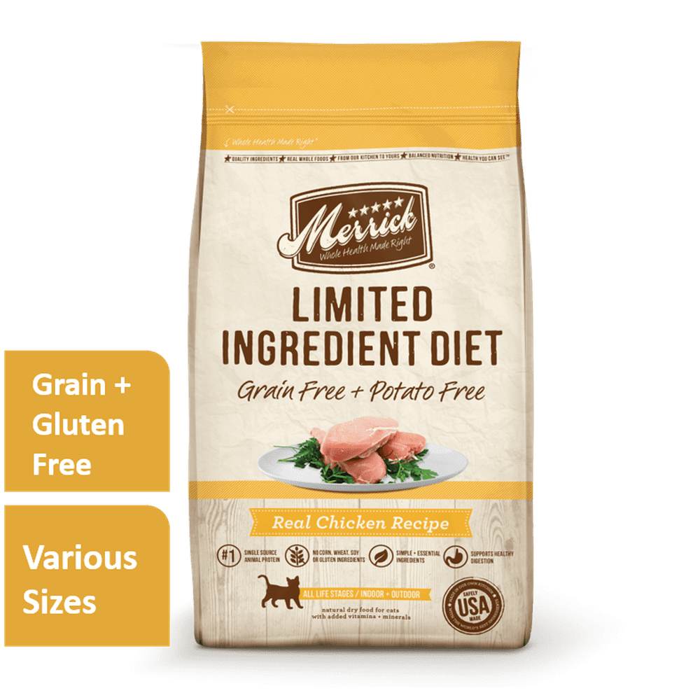 Merrick Limited Ingredient Diet GrainFree with Real Chicken Dry Cat
