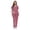 Nude Pink, variant on Niaahinn Women's Scrub Set - Soft Stretch V-Neck Top & Elastic Waist Jogger Uniform, 8 Colors