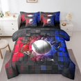 thumbnail image 1 of Erosebridal Baseball Bedding Sets Twin Size,Sport Theme Comforter Sets with Sheets,Geometric Decor,Reversible, 1 of 5