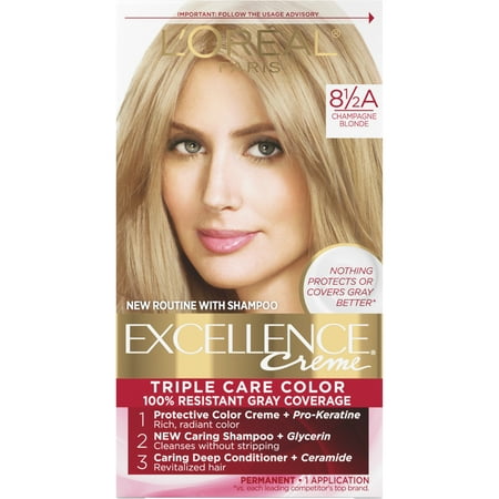 UPC 071249210741 product image for L Oreal Paris Excellence Creme Permanent Hair Color  Triple Protection  8.5A Cha | upcitemdb.com