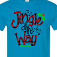 thumbnail image 4 of Inktastic Christmas Jingle All the Way with Music Notes and Holly T-Shirt, 4 of 5