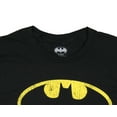 thumbnail image 3 of DC Comics Batman T-Shirt Men's Bat Symbol Crackled Design Adult Short Sleeve Tee, 3 of 3