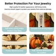 thumbnail image 3 of Thanksgiving Pumpkin Travel Portable Square Jewelry Organizer: Necklace Holder, Bracelet Holder, and More for Stylish Girls and Women, 3 of 6