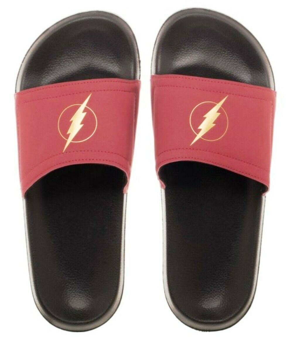 Mainstreet Classics The Flash Black Slides Slip on Shoes Slippers Unisex Adult Size Medium