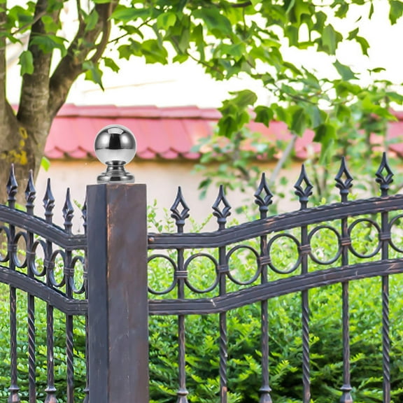 ETHZZLE Handrail Balls 1Pack for Wear-Resistant Comfortable Grip Silver 3.9in