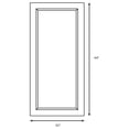 thumbnail image 3 of Rollins 32 x 66 Inch Rectangular Wall Mirror Silver, 3 of 3