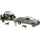 thumbnail image 1 of Camioneta de juguete New-Ray Green Camo con navaja Polaris y figura, 1 of 1