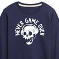 thumbnail image 3 of Instant Message - Gamer - Never Game Over - Toddler & Youth Long Sleeve Graphic T-Shirt, 3 of 6