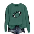 thumbnail image 2 of YVNAURA Women's Oversized Fleece Cotton Sweatshirt Crewneck Pullover Long Sleeve Loose Fit Drop Shoulder Y2K Casual Streetwear Trendy Fall Winter Outfits Top, Blackish Green,S, 2 of 4