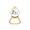 thumbnail image 1 of Waste Classification Treatment Recyclable Animals Beer Bottle Cap Opener Stainless Steel Key Chain, 1 of 3