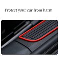 thumbnail image 3 of Door Sill Plate Protectors for Car Universal Door Entry Guards Sill Scuff Cover Panel Step Protector,Door Sill Plate Protectors for Car　, Welcome Pedal　Protector Cover,　Black 4pcs/Set,RALLART, 3 of 4