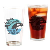 CafePress Whale Whale Whale Pint Glass, Drinking Glass, 16 oz. CafePress