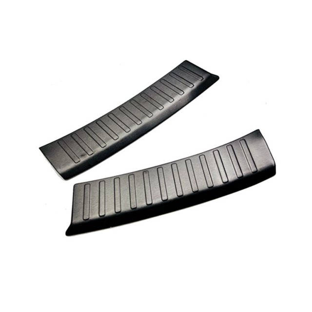 Tiras Protectoras para Puerta Maletero de Coche, Protector de Placa de AlféIzar, Tira de Cubierta Embellecedora para Parachoques Trasero para -V 2022 2023, Color Negro