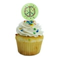 thumbnail image 5 of Lady Bug Rainbow Peace Sign Cupcake Picks Toppers Decoration Set of 6, 5 of 7