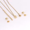 thumbnail image 4 of Collar Y Aretes Swarovski De Acero Inox Y Oro 24k Lam dorado Unitalla, 4 of 4