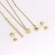 thumbnail image 4 of Collar Y Aretes Swarovski De Acero Inox Y Oro 24k Lam dorado Unitalla, 4 of 4