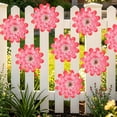 thumbnail image 5 of Macaron Color Garden Wall Decor with Hook Back, Multi Layer Petal Design for Indoor and Outdoor Use, Creative Horticultural Decoration for Fence and Terrace, 5 of 6