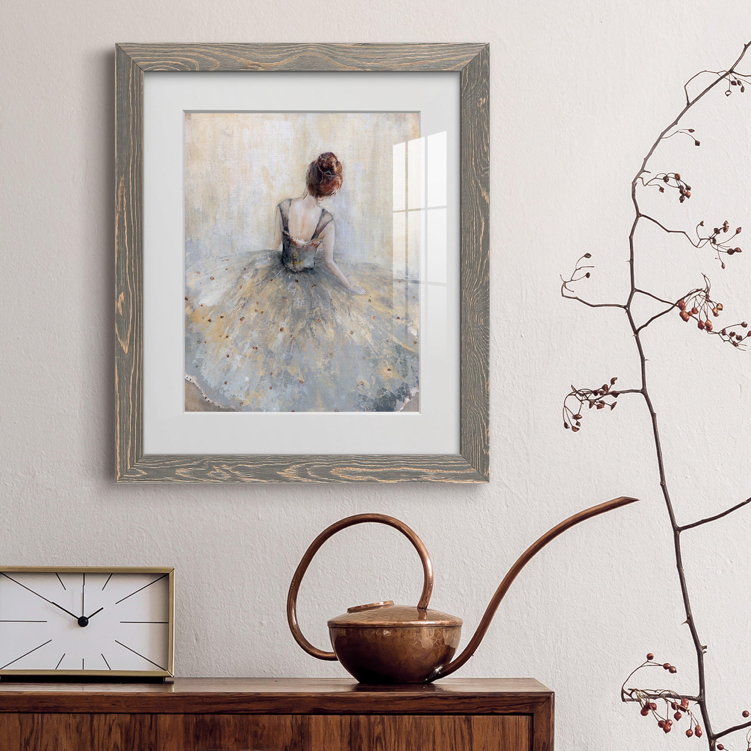 Beautiful Contemplation - Premium Framed Print - Ready to Hang - 20 x 24 - Grey Frame