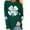 26ST1 Green, variant on Womens Casual St Patrick's Day Shirts Heart Graphic Tees Lucky Shamrock Shirts