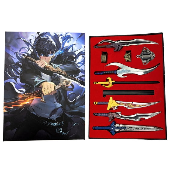Hunter Weapons - Solo Leveling Necklace & Keychain 7 pc. Pendant