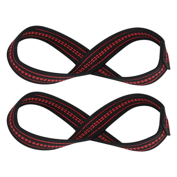 Mangas para levantamiento de pesas BuyWeek protector de muñeca de nailon suave y elastano Tamaño S y M color rojo y negro