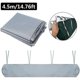 thumbnail image 1 of Toldo Toldo 4,5 m Toldos De Patio Impermeables Cubierta De Toldo Lateral Persiana Enrollable Retráctil Protección Solar Bolsa De Toldo A Prueba De Polvo con Cordón para Exteriores, 1 of 5