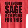 thumbnail image 3 of Instant Message - Not Enough Sage - Women's Short Sleeve Graphic T-Shirt, 3 of 6