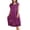 Purple, variant on WTXUE Intimates | Nightshirts & Gowns Women Summer Home Lace Ice Silk Loose Plus Oversize Nightgown Dress | 1 Piece Pink