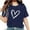 Navy, variant on Under $5,Lolmot Valentine Shirts for Women Cute Love Heart Shirts Graphic Tees Girls Casual Short Sleeve Tops Holiday Gift Tee