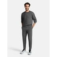 thumbnail image 2 of Athletic Works Men's and Big Men's Fleece Jogger Sweatpants, Sizes XS-5XL, 2 of 6