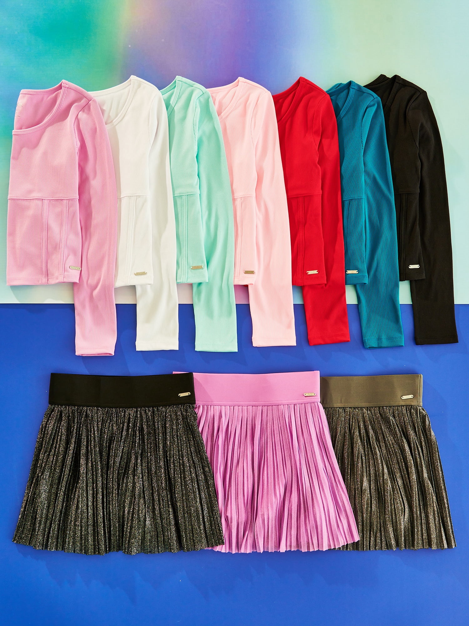 Justice Girls Base Layer Top, Sizes XS - XLP